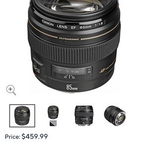 Canon lens 85 mm 1.8